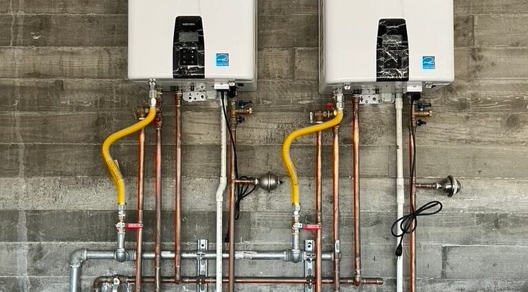 tankless installation